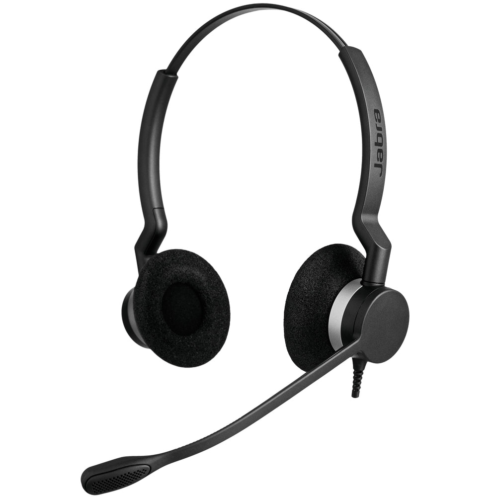 Jabra Biz 2300 Duo Headset - Black, QD, Noise Cancelling, Wideband Image 1