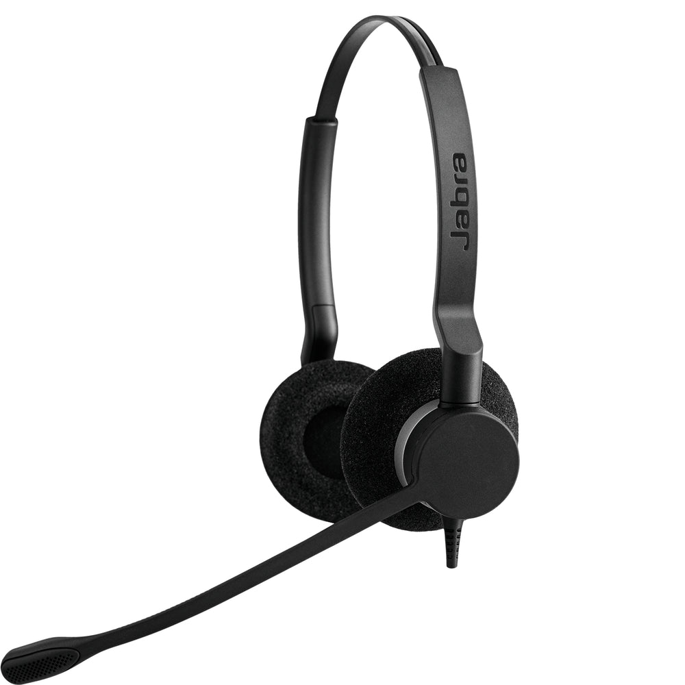 Jabra Biz 2300 Duo Headset - Black, QD, Noise Cancelling, Wideband