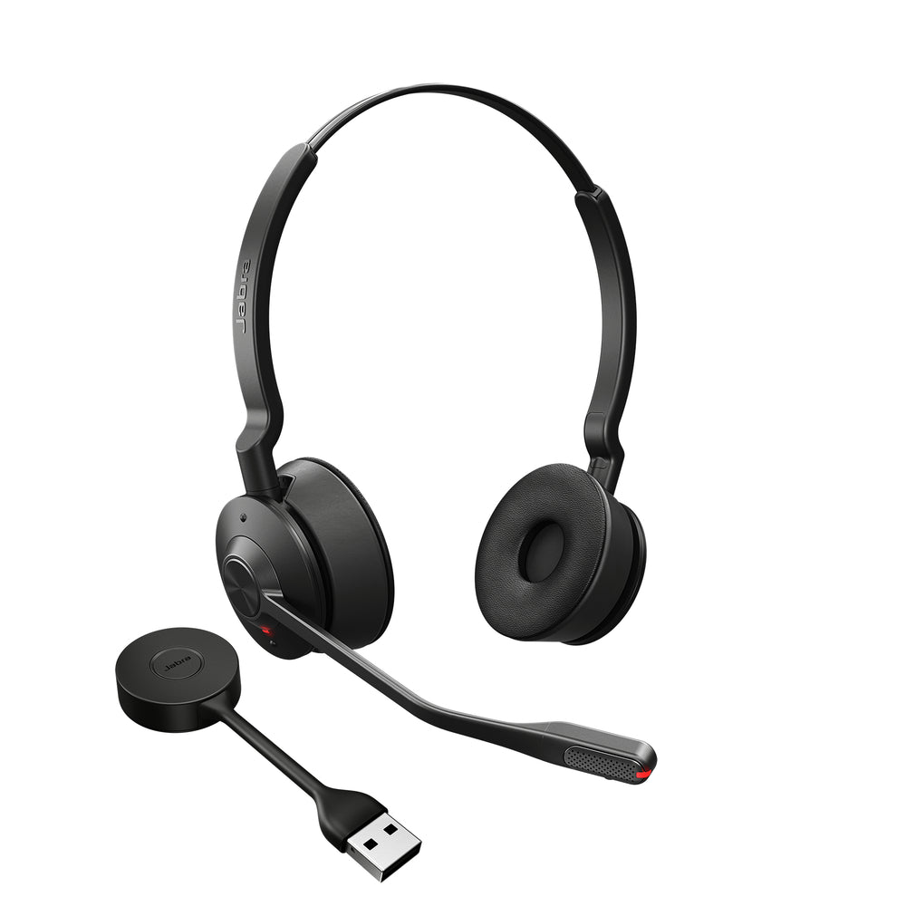 Jabra Engage 55 UC Stereo USB-A Wireless Headset Image 1