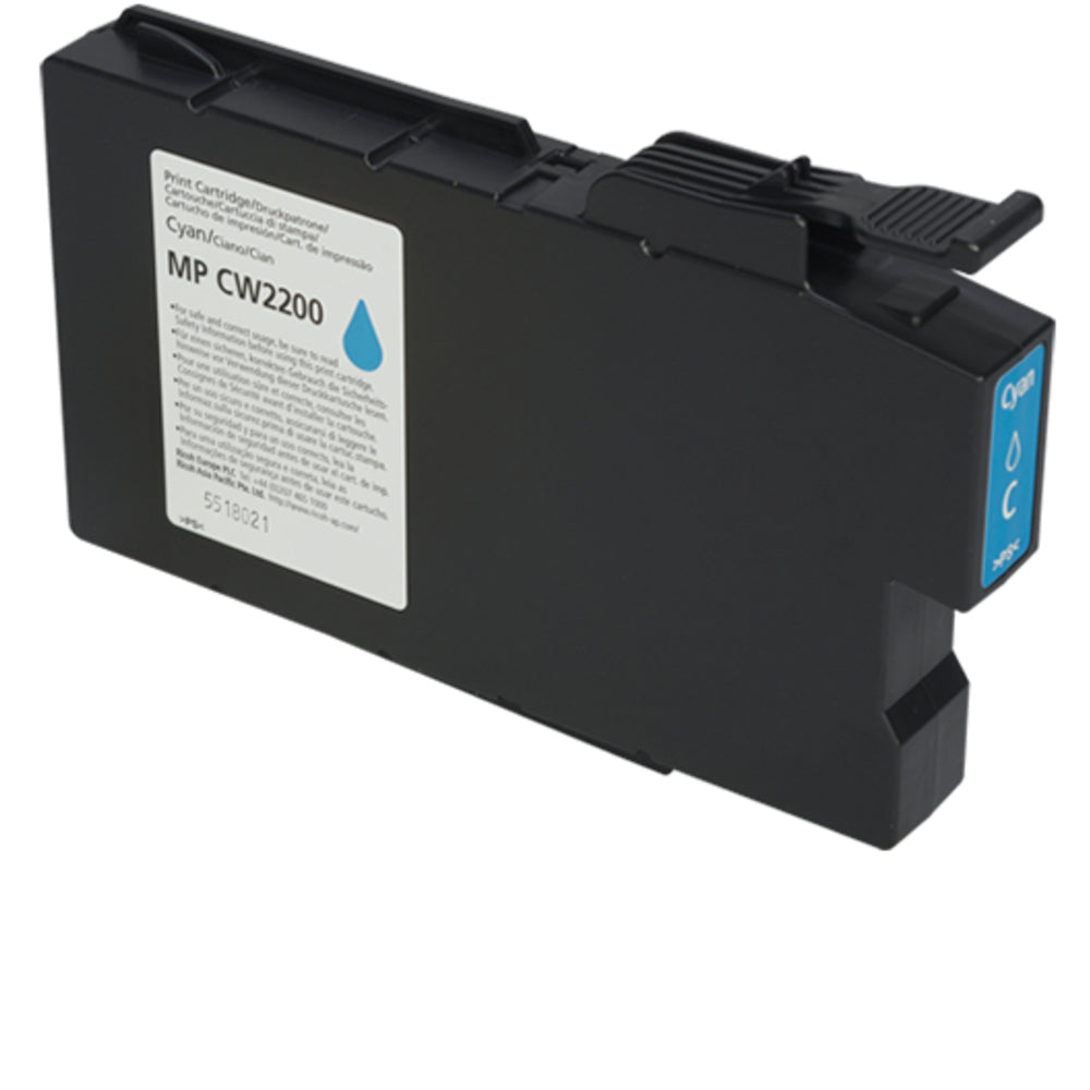 Ricoh 841721 Aficio MPCW2200 Cyan Ink - High Yield Image 1