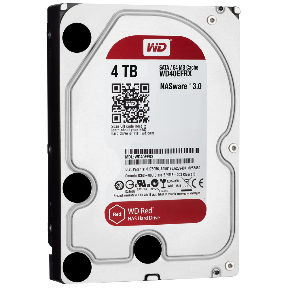 WD WD40EFRX 4TB Red SATA 6Gb/s Intellipower NAS Hard Drive