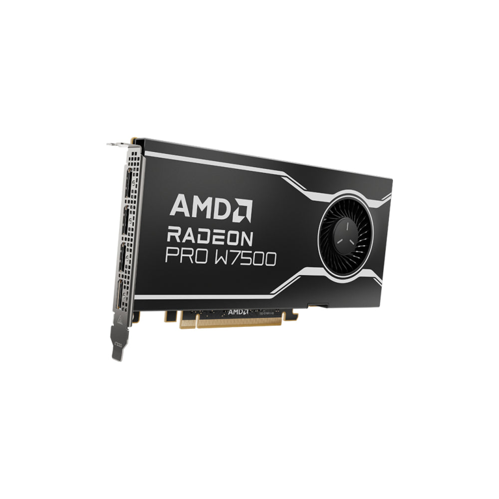 AMD VCX Radeon Pro W7500 8GB GDDR6 4XDisplayPort2.1 Graphics Card Image 1