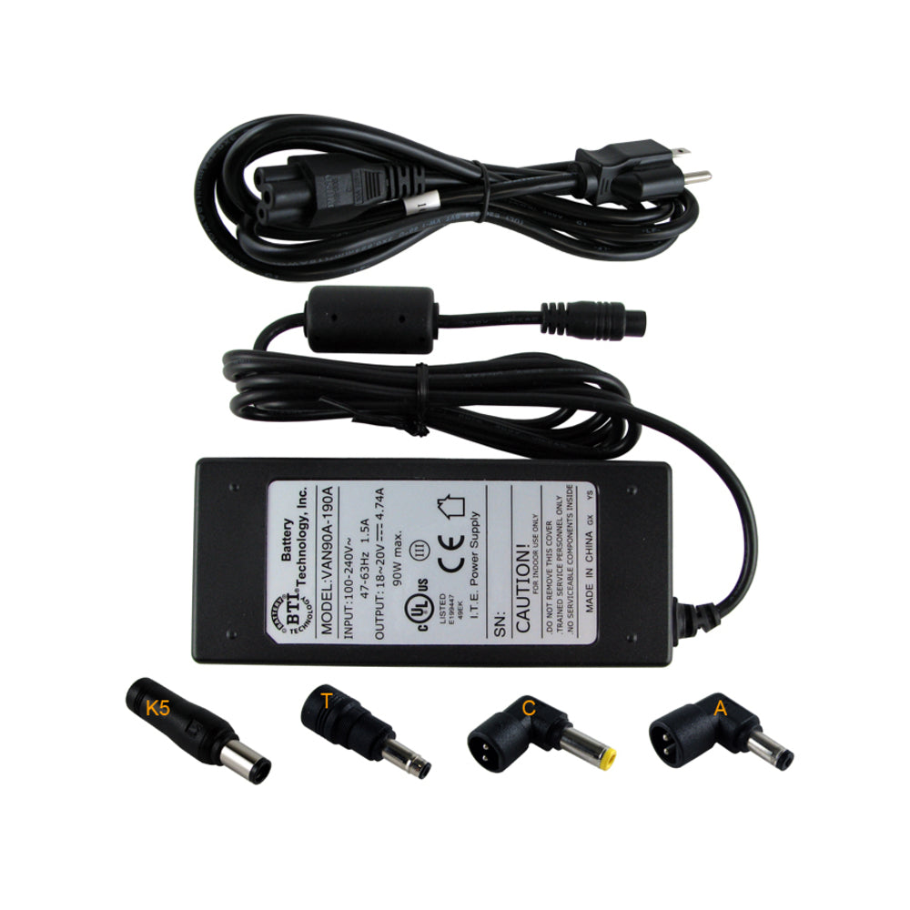 Battery Technology Inc. Ac-U90W-Hp 90 Watt 19Volts Ac Adapter Image 1