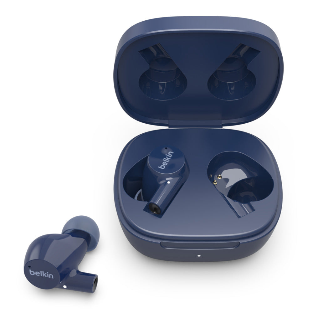 Belkin AUC004BTBL Soundform Rise True Wireless Earbuds Blue Image 1