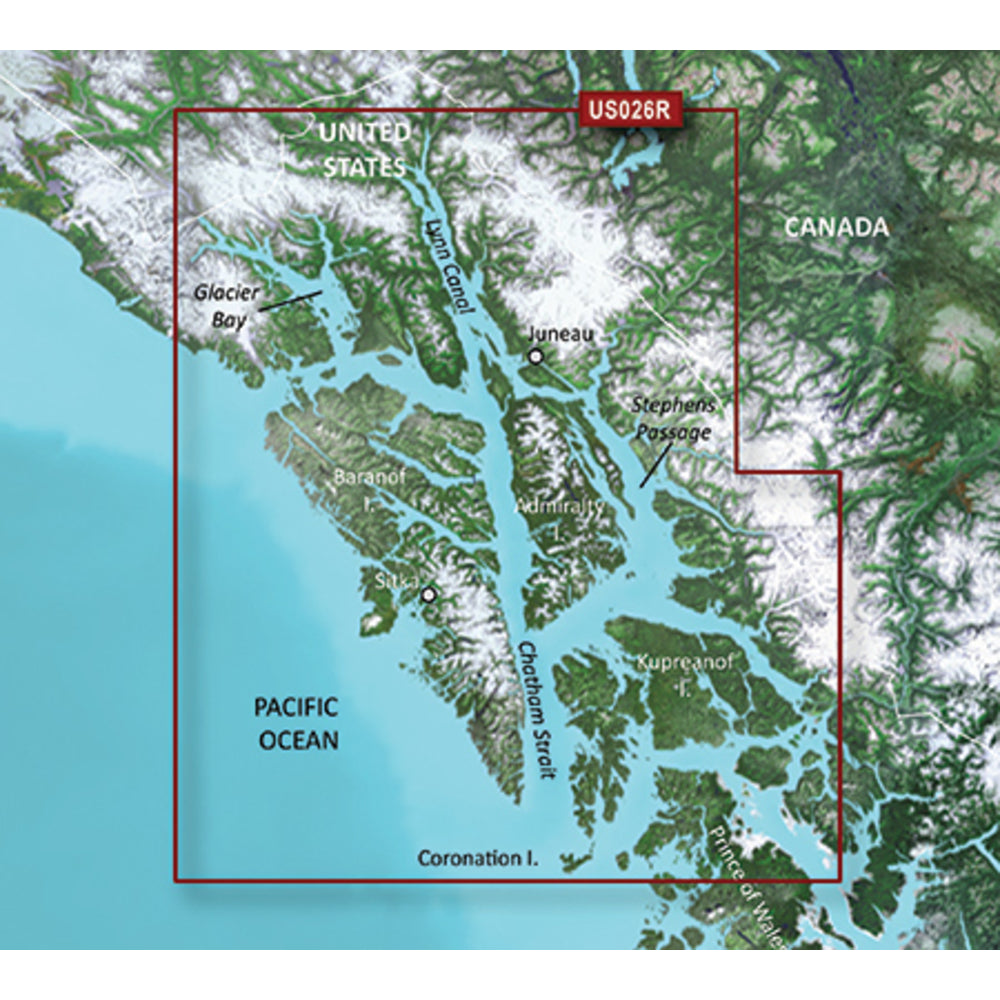 Garmin 010-C0727-00 Bluechart G3 Vision HD VUS026R Marine Mapping Data