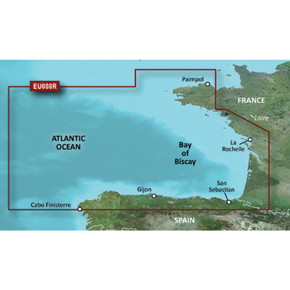 Garmin BlueChart G3 HD HXEU008R Bay of Biscay MicroSD/SD - 010-C0766-20