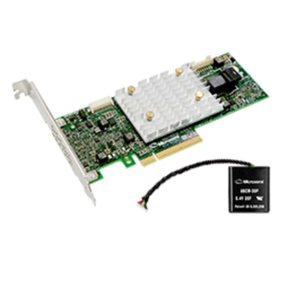 Adaptec 2294900-R Controller Card SmartRAID 3100 4Port 12Gbps MD2-Low Profile Image 1