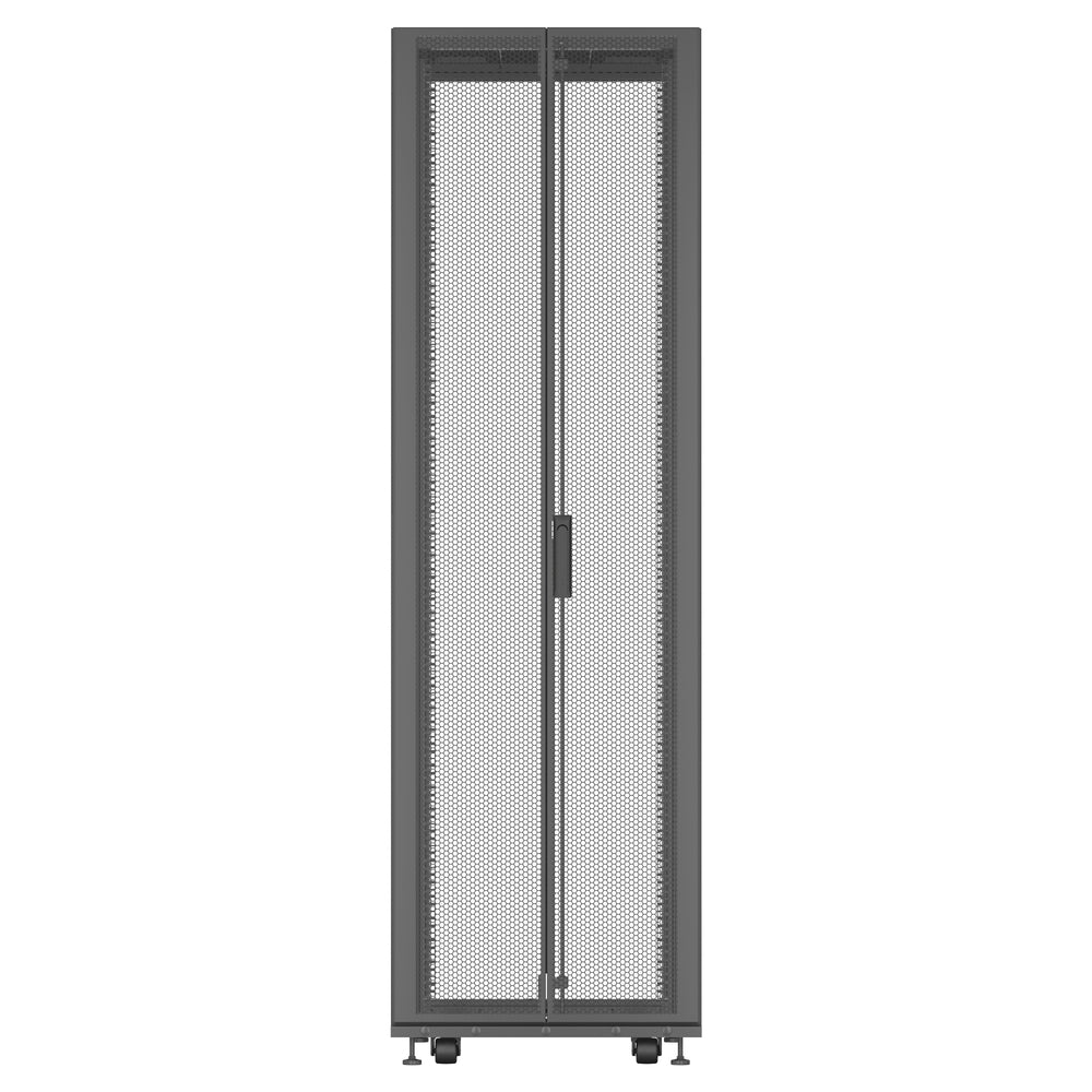 Vertiv VR3100 Rack 42U Freestanding Black Transparent