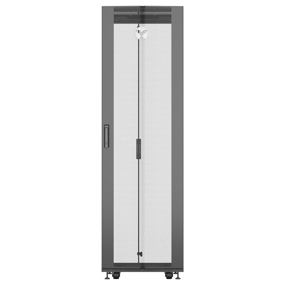 Vertiv VR3100 Rack 42U Freestanding Black Transparent