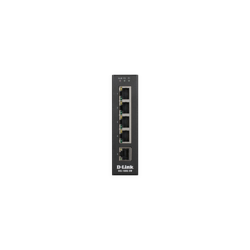D-Link DIS-100G-5W Network 5-Port Gigabit UNMNGD Industrial Switch -40C to +75C