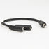 Rocstor Y10A217-B1 8in Slim Stereo Splitter 3.5mm M/F Cable