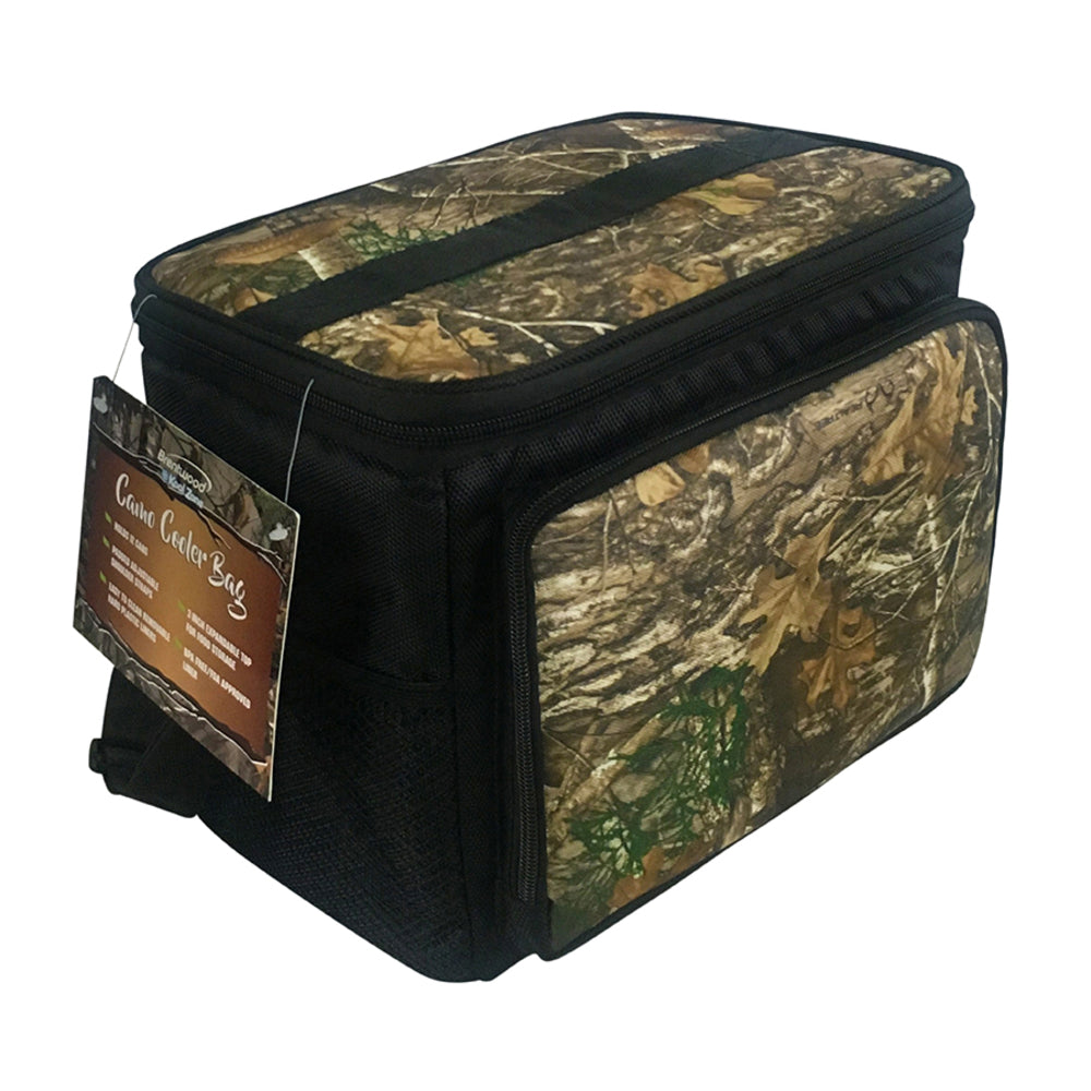 Brentwood CM-1200 Cooler Bag with Hard Liner, Realtree Edge Camo Image 1