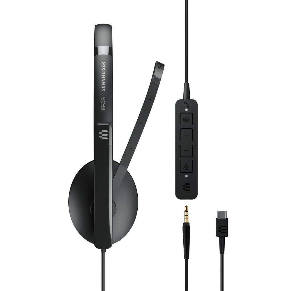 Epos 165T USB-C II On-Ear Double-Sided Headset