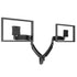 Chief K1W220B Wall Mount Dual Display Arms - Black Image 1