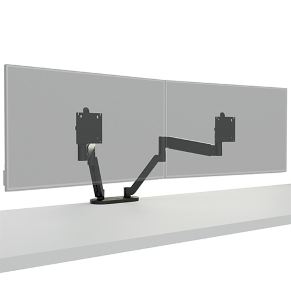 Chief DMA2B Dual Dynamic Monitor Arm - Black