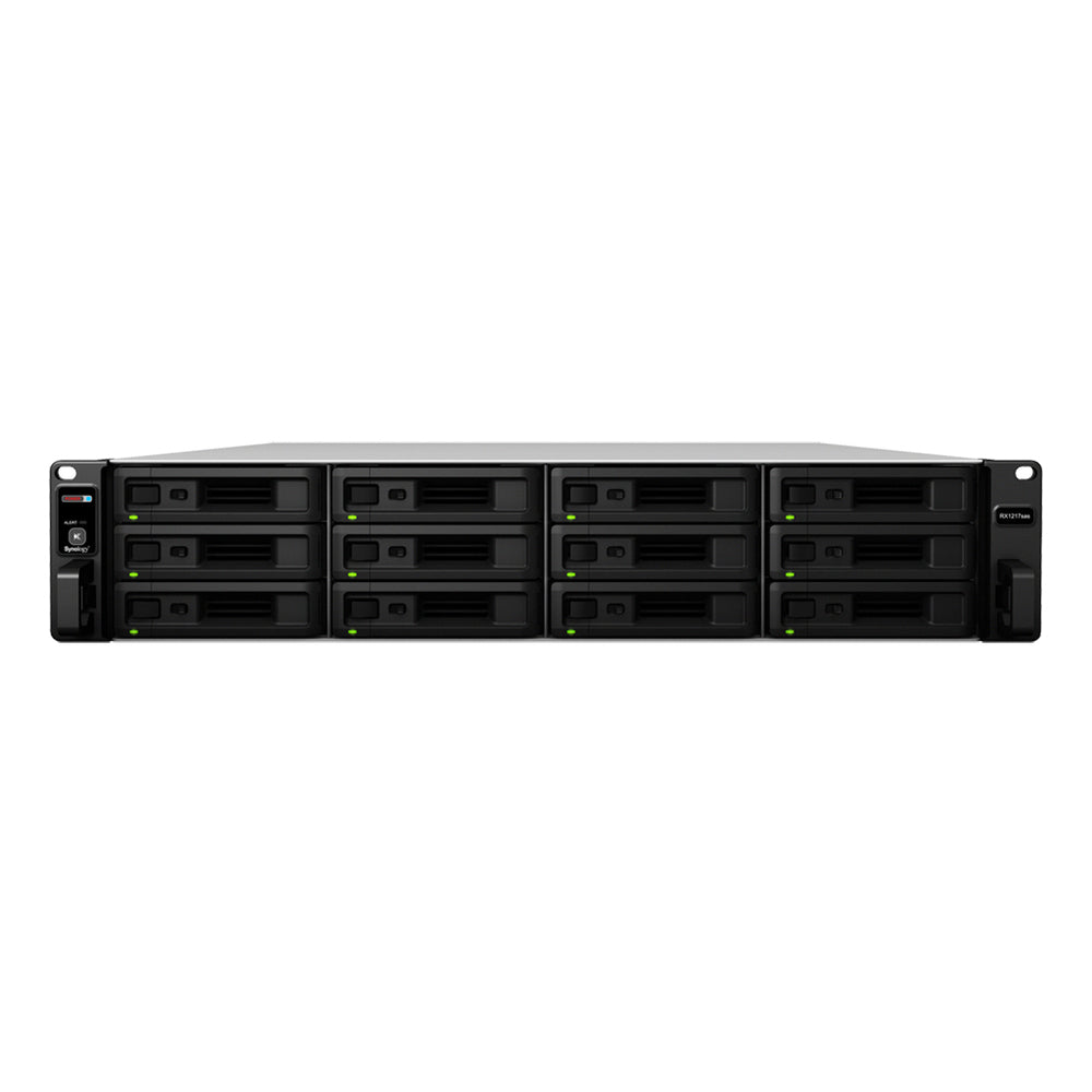 Synology RX1217sas 12-Bay Expansion Unit for FlashStation/RackStation with SAS Image 1