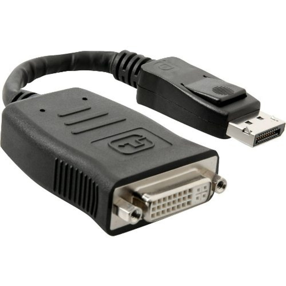 4Xem 4Xdpdvi 8In Displayport To Dvi Single Link Adapter 24+5 Black Image 1