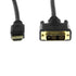 Rocstor Y10C124-B1 HDMI to DVI-D Cable Male 18+1 - 6Ft/2M Image 1