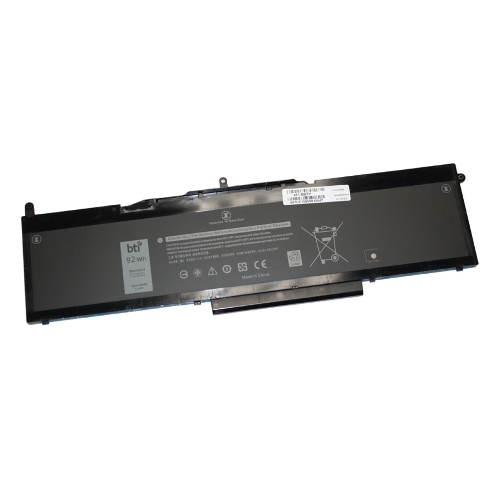 Battery Technology Inc. 451-Bbzh-Bti Dell 11.4V 92Wh 6-Cell Repl Image 1