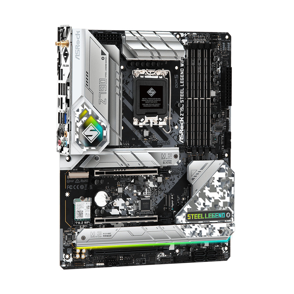 Asrock Z790 Steel Legend WiFi MB LGA1700 Max128GB DDR5 ATX Retail