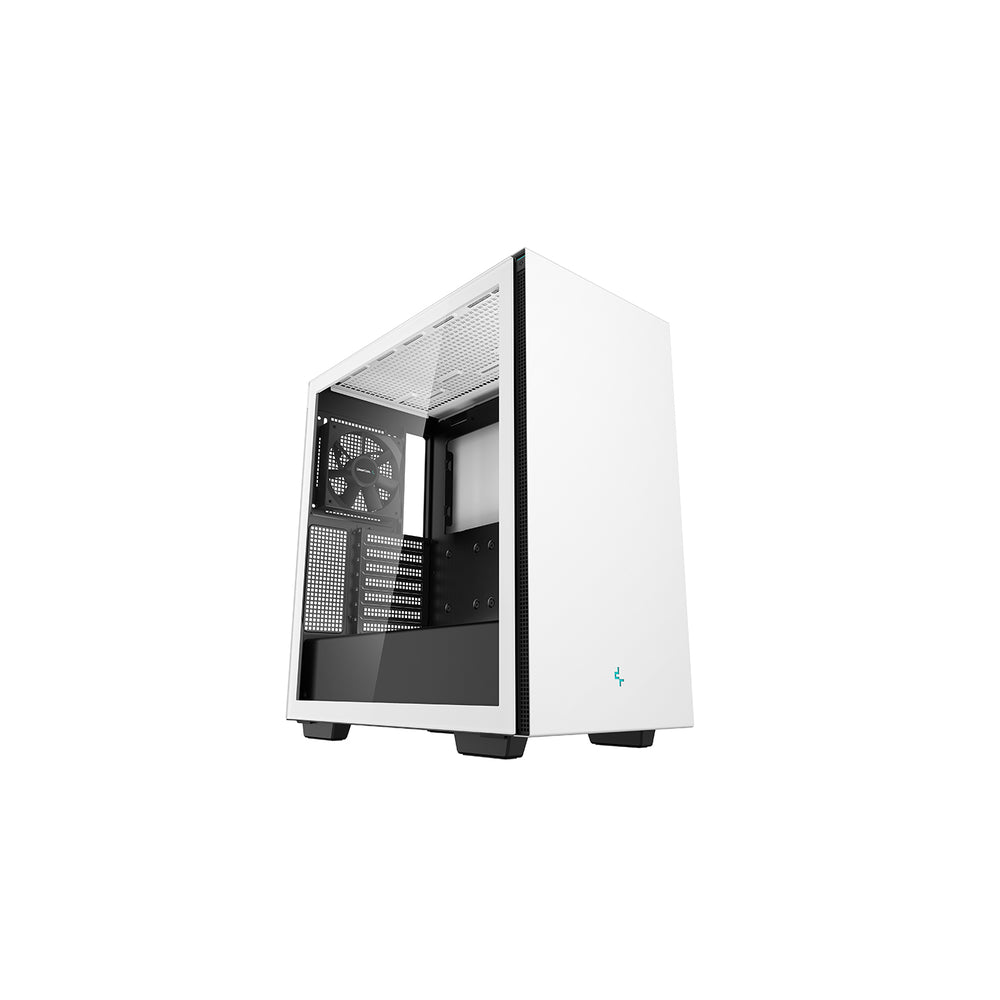 Deepcool R-CH510-WHNNE1-G-1 CS CH510 WH Mid-Tower ATX White Retail + 9X120mm Fan Image 1