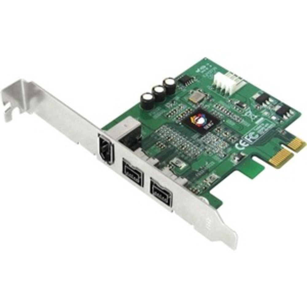 SIIG NN-E38012-S3 FireWire 3Port PCI-E RoHS 800 2x9pin 1x6pin PCI Express Card Image 1