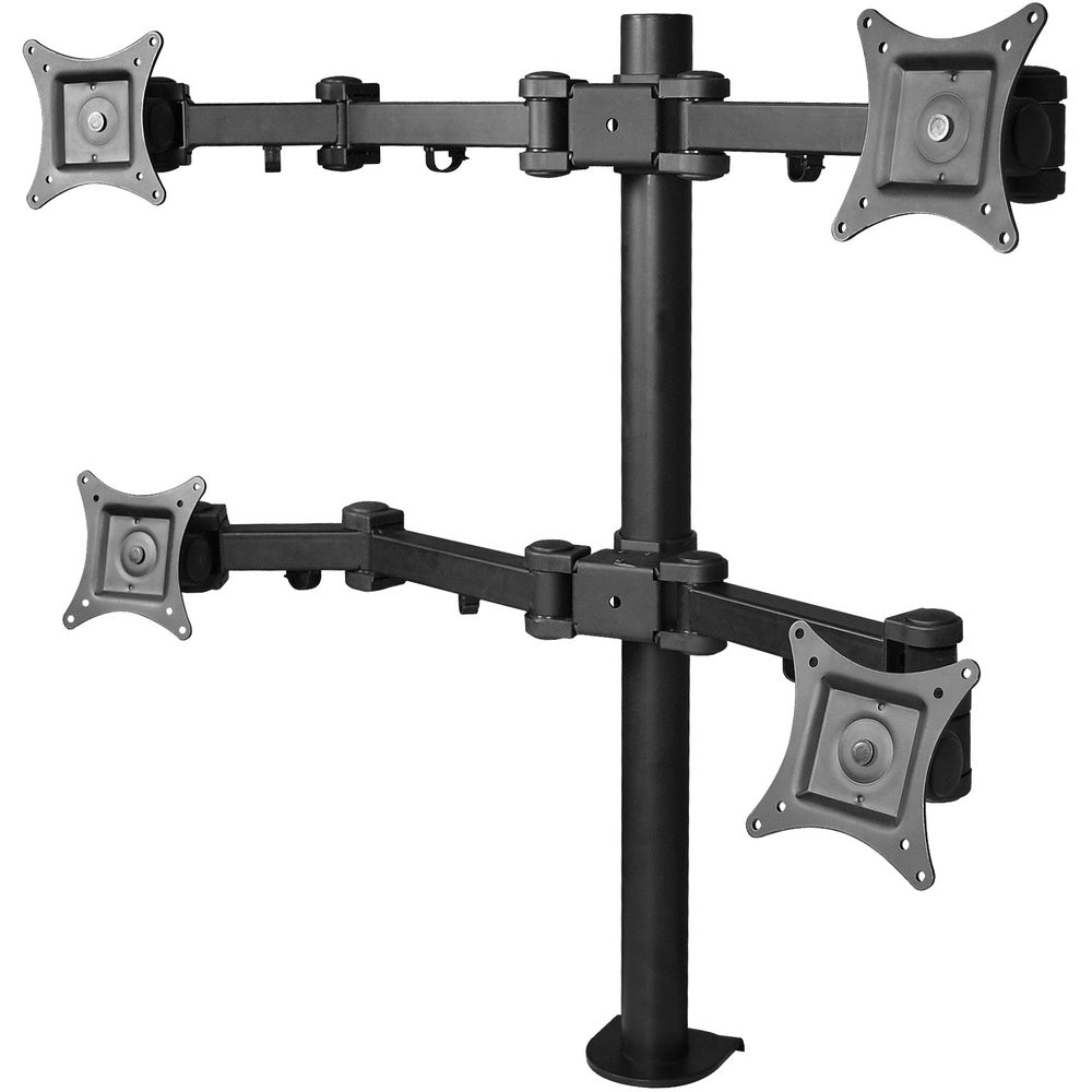 SIIG INC. CE-MT0S12-S1 QUAD MONITOR FULL-MOTION DESK MOUNT -INDEPENDENTLY TILT Image 1