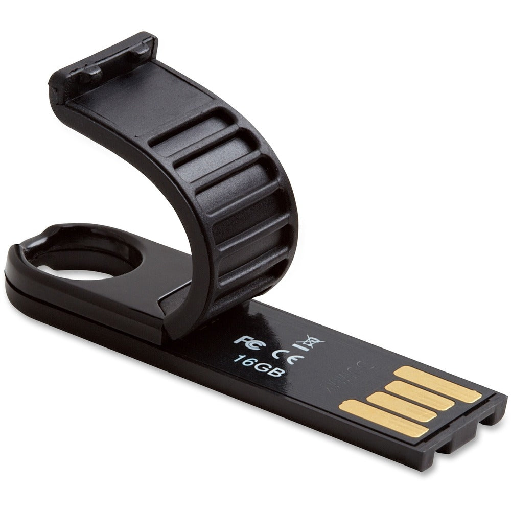 Verbatim 97764 Store 'n' Go Micro Plus USB Flash Drive 16GB 2.0 Black TAA Image 1