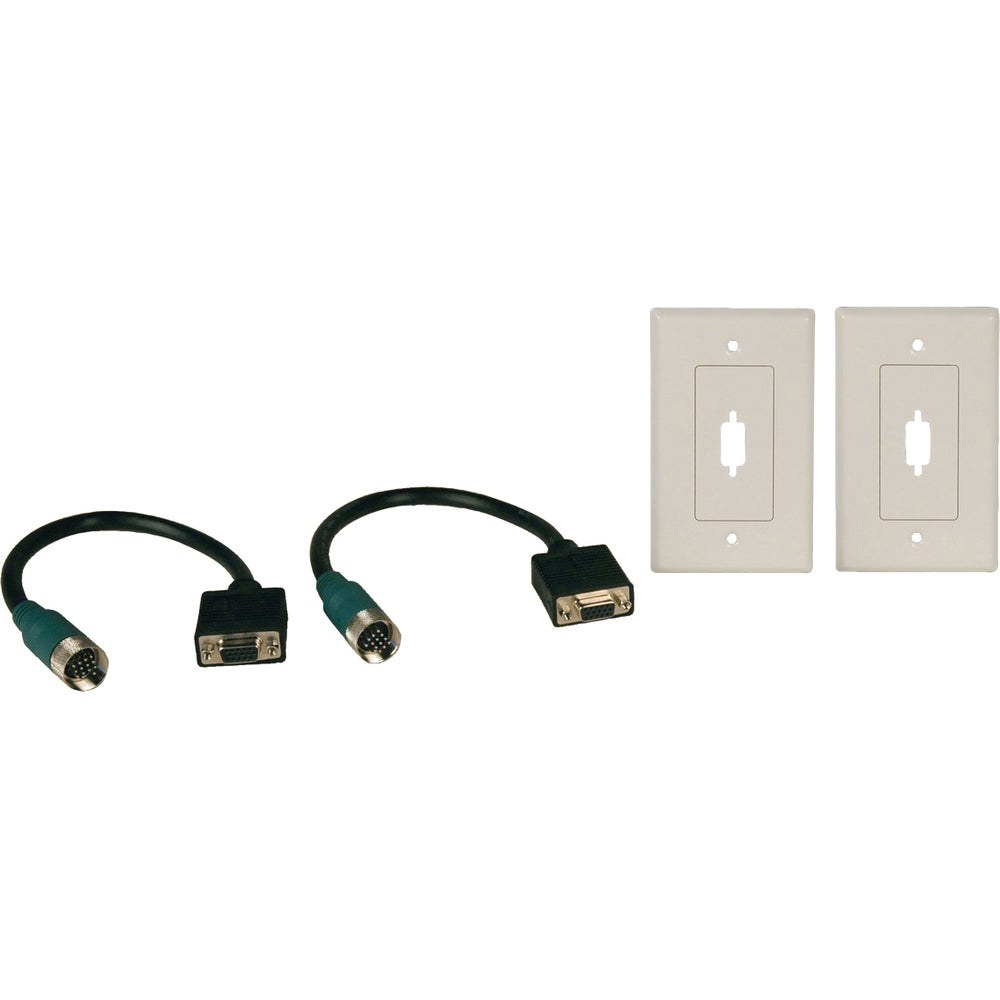 Tripp Lite Eza-Vgaf-2 Easy Pull Type-A Vga Connector Kit Hd15 And Wallplates F Image 1