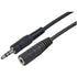 4XEM 4X35MFEXT 3ft Stereo Extension Cable 1M Audio Male to Female Black Image 1