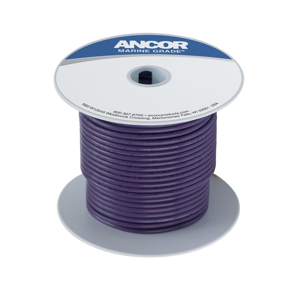 Ancor 104710 Purple 14AWG Tinned Copper Wire 100ft Image 1