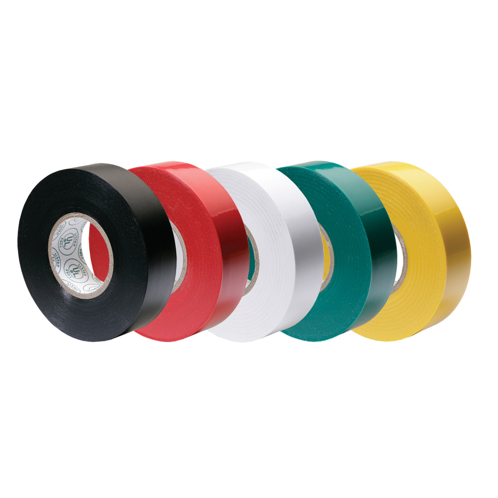 Ancor 339066 Electrical Tape 1/2" x 20' Black/Red/White Image 1