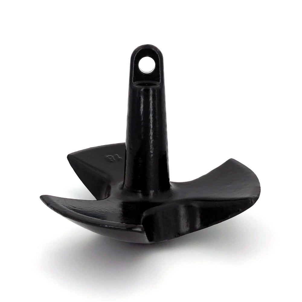 Greenfield 518-E-UPC 18lb River Anchor in Black - Heavy-Duty and Rust Resistant Image 1