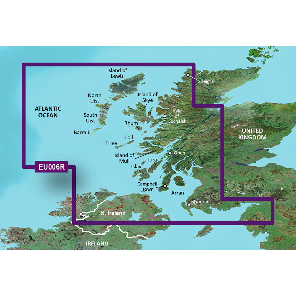 Garmin 010-C0765-00 Bluechart G3 Vision Hd Veu006R Scotland West Coast Image 1