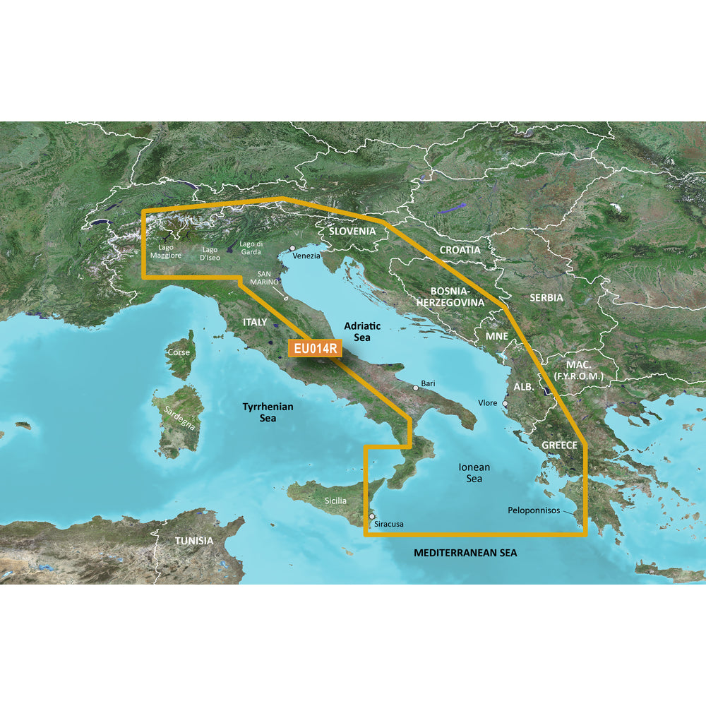 Garmin 010-C0772-00 Bluechart G3 Vision Hd Veu014R Italy Adriatic Sea Image 1