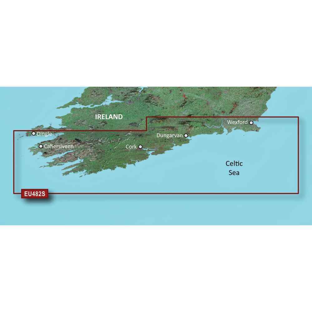 Garmin Bluechart G3 Vision HD VEU482S - Wexford to Dingle Bay Image 1