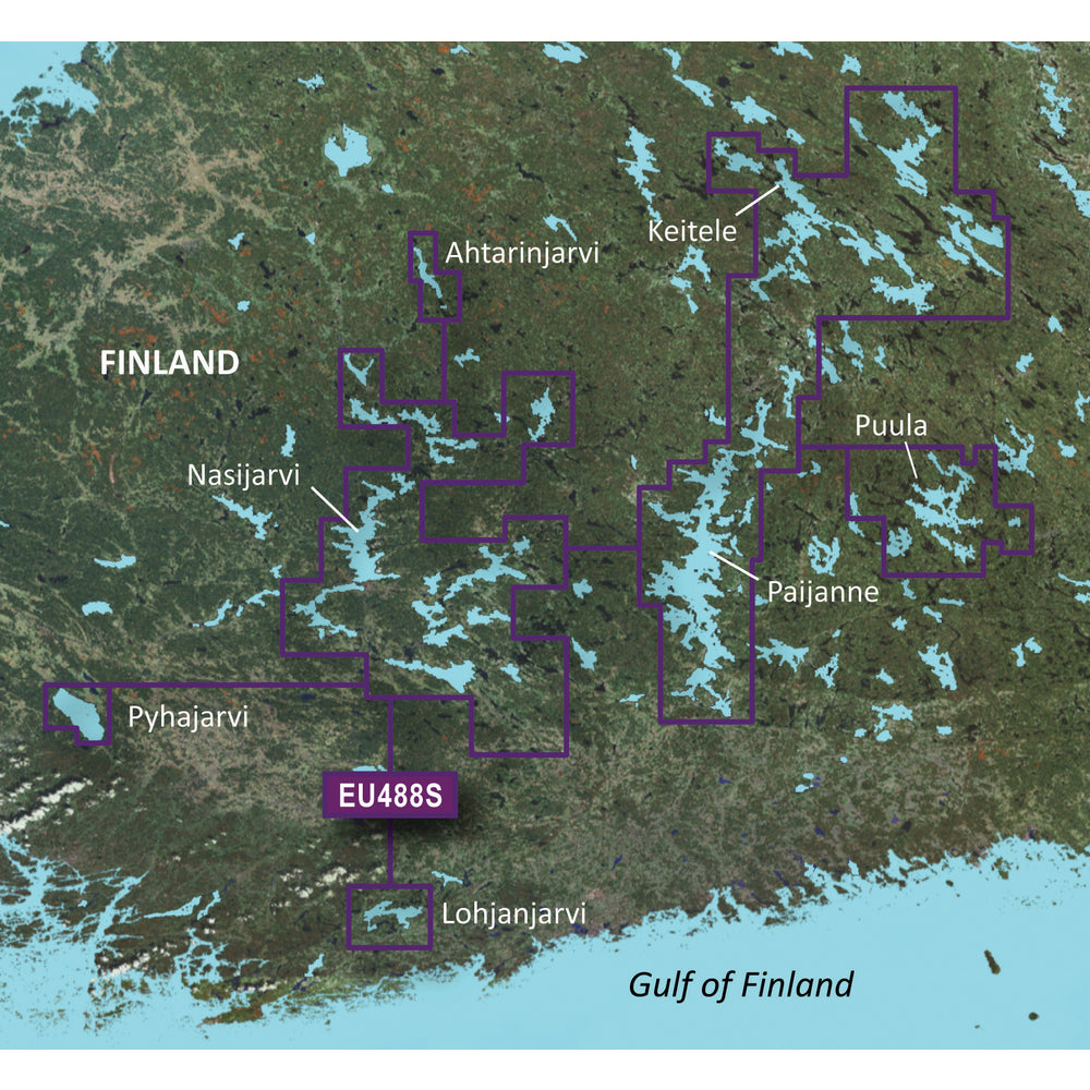 Garmin Bluechart G3 Vision HD VEU488S Keitele-Paijanne-Tampere for Marine Navigation Image 1