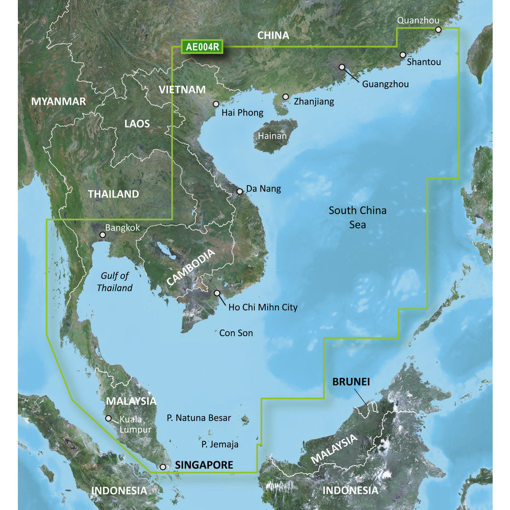 Garmin Bluechart G2 Vision HD VAE004R - South China Sea Map Image 1