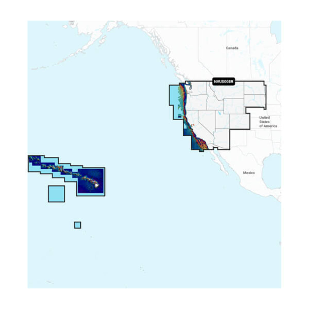 Garmin Navionics+ Vision+ U.S. West MicroSD with 010-C1292-00 Model Number Image 1