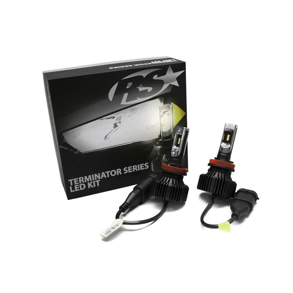 RaceSport H11TLED TerminatorSeries Fanless LED Headlight Kit Image 1