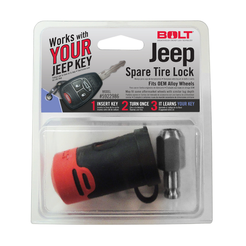 STRATTEC SEC 5922986 Jeep Spare Tire Lock Retl Image 1