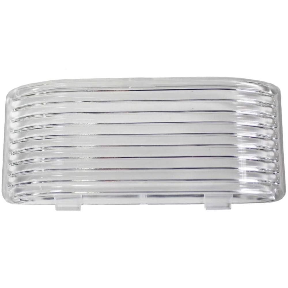 Valterra DG71262VP Oval Porch Light Lens Replacement - Clear Image 1