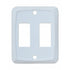 Diamond Group DG201PB Whitedouble Wall Plate3/Pk. Image 1