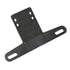 Wesbar 003201 License Plate Bracket Plastic Black Image 1