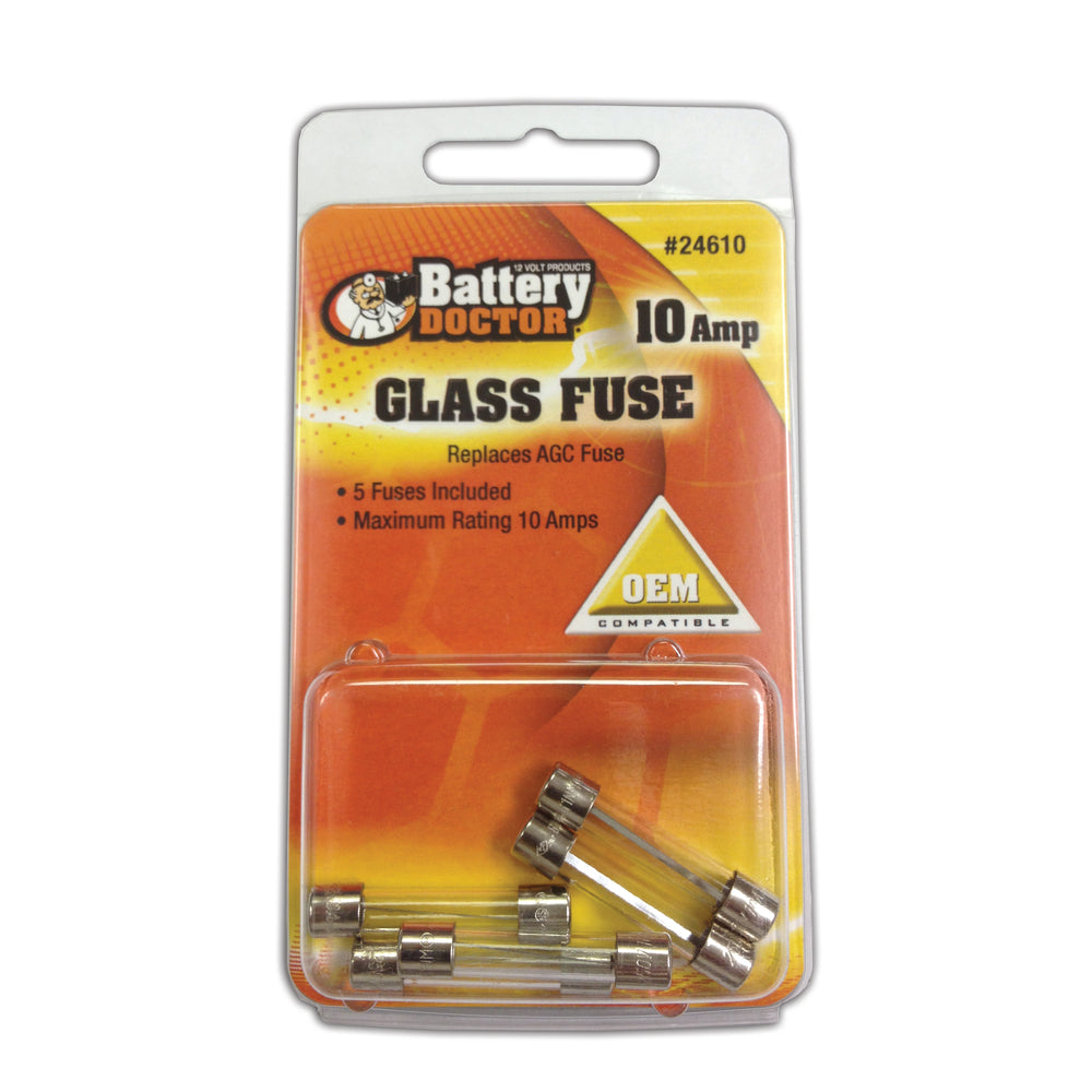 Wirthco 24625-50 AGC Glass Fuse - 25 Amp Image 1