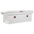 Weatherguard 128-3-04 Saddle Box Crossover Single Lid Steel 20"x72"x24" White Image 1