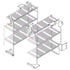 Weatherguard 9751-3-01 Transit Connect LWB Shelving Kit Image 1