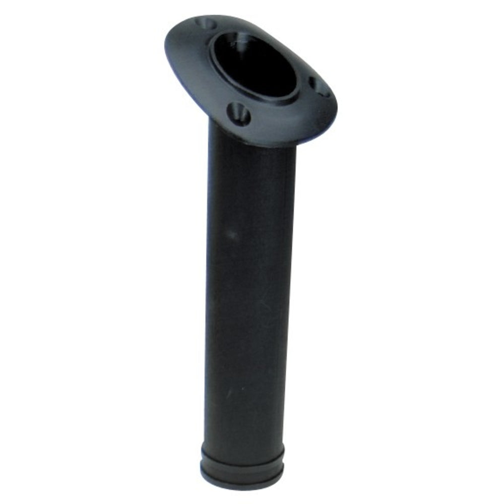 Whitecap IND 3447BP Black Flush Mount Rod Holder Image 1