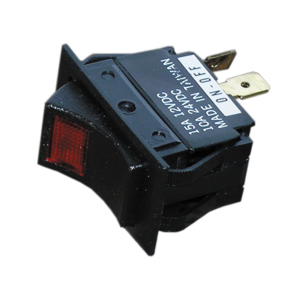 Black Rocker Switch MOM ON/OFF by WHITECAP IND S-8046C Image 1