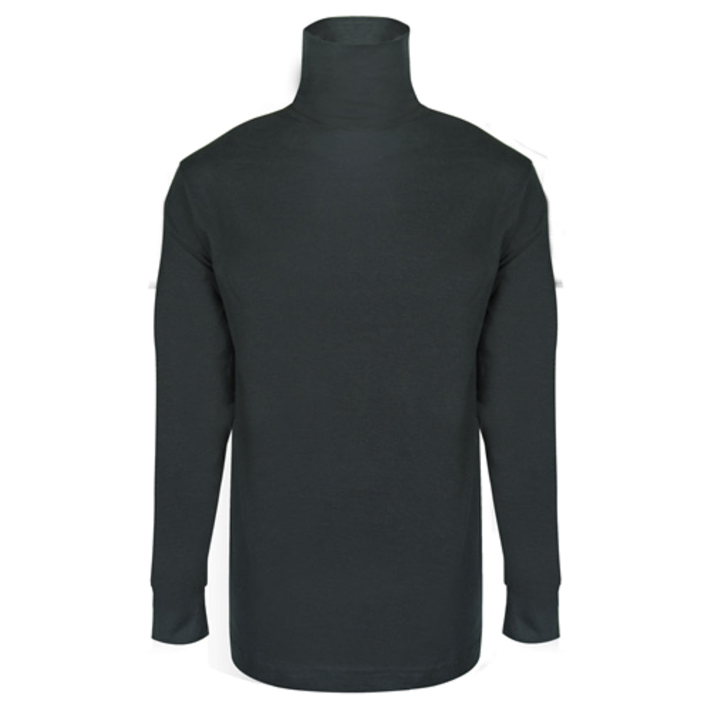 Elbeco 7700-2XL Navy Base Layer T-Neck | Combed Cotton | Seamless Neck & Cuffs Image 1